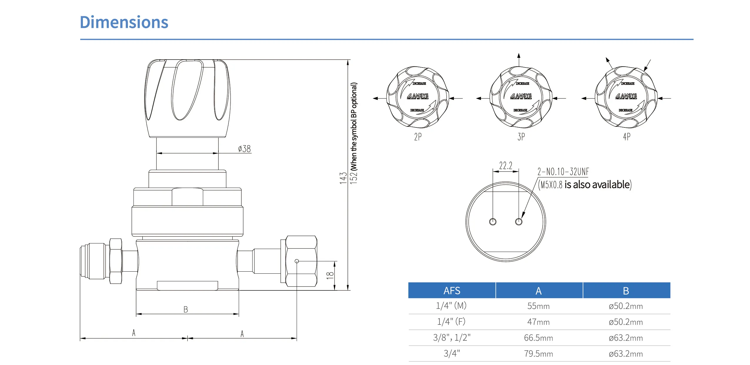 Регулятор AMFLO UHP AU23 Материал: Код S (Body-SUS316L VAR; Poppet, Nozzle,Gland-SUS316L;Diaphragm-Hastelloy®C-22,Seat: PCTFE) ; Поверхность 0.25 um; 4х портовый, вх. давл. 206 бар, CV-0.9