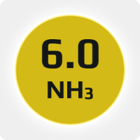 Аммиак  (NH3) 6.0 (99,9999%) в баллоне  сталь легил.  40л (22,8кг), вентиль SS DIN1